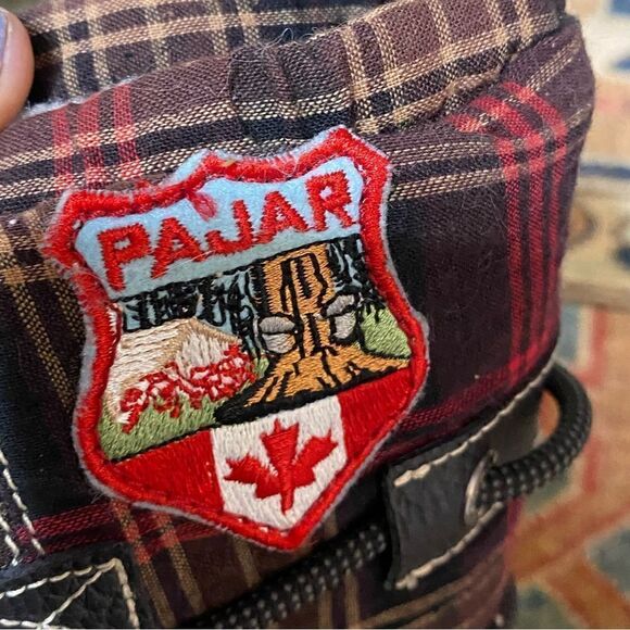 Pajar Plaid Winter‎ Boots with Sherpa lining Sz 9-9.5 - Picture 7 of 10